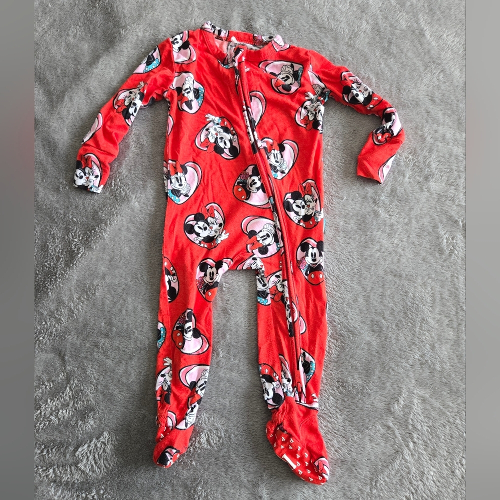 Posh Peanut Valentines Mickey & Minnie Footie